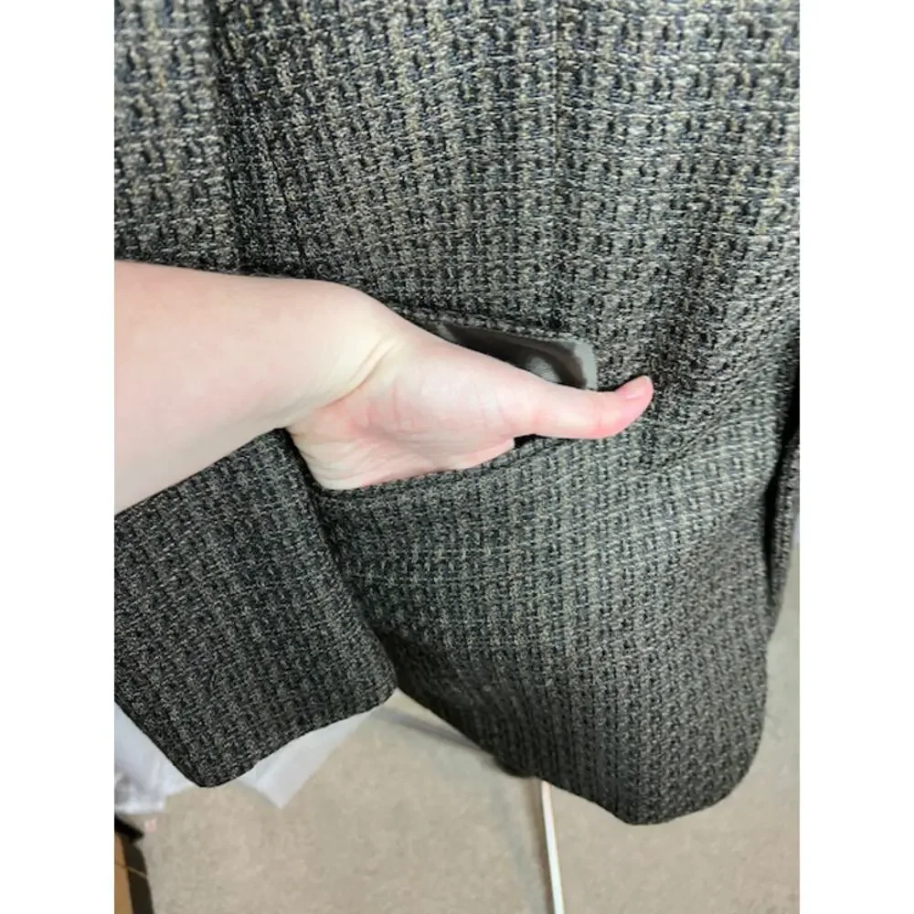 blazer micro print vintage